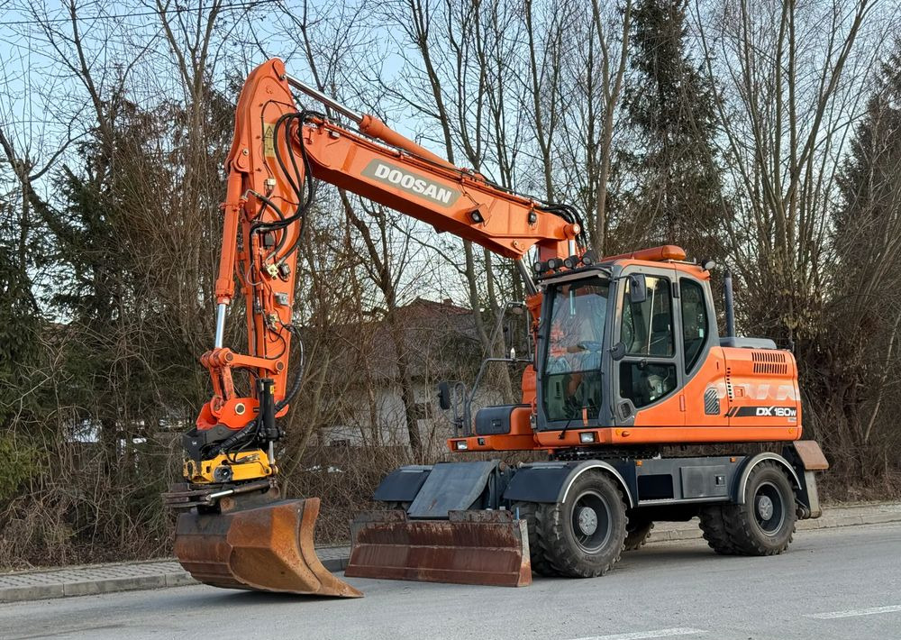 Doosan * DOOSAN DX160W *ROTOTILT* GPS 2D Leica * Sprowadzona * Stan Perfekcyjny * Koparka Kołowa * - Колёсный экскаватор: фото 1