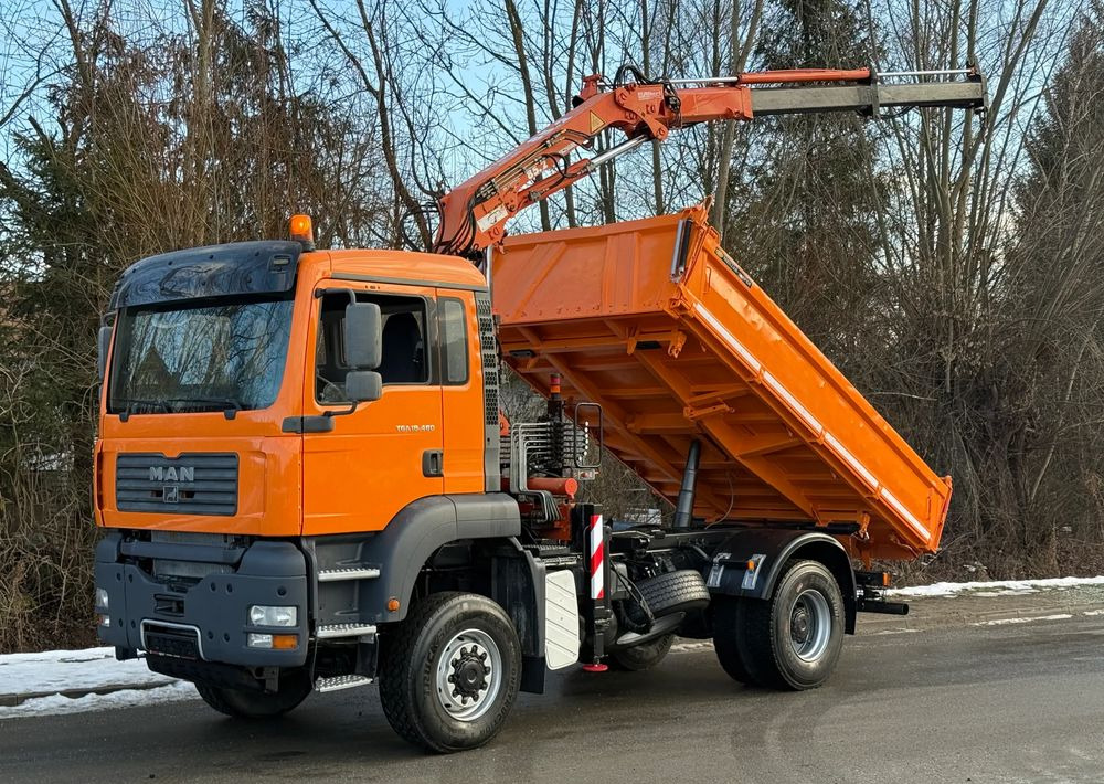 MAN * MAN 18 480 * KIPER WYWROTKA * 4x4 * HDS ATLAS 85* STAN BARDZO DOBRY * Sprowadzony - Самосвал: фото 1 MAN * MAN 18 480 * KIPER WYWROTKA * 4x4 * HDS ATLAS 85* STAN BARDZO DOBRY * Sprowadzony - Самосвал: фото 1