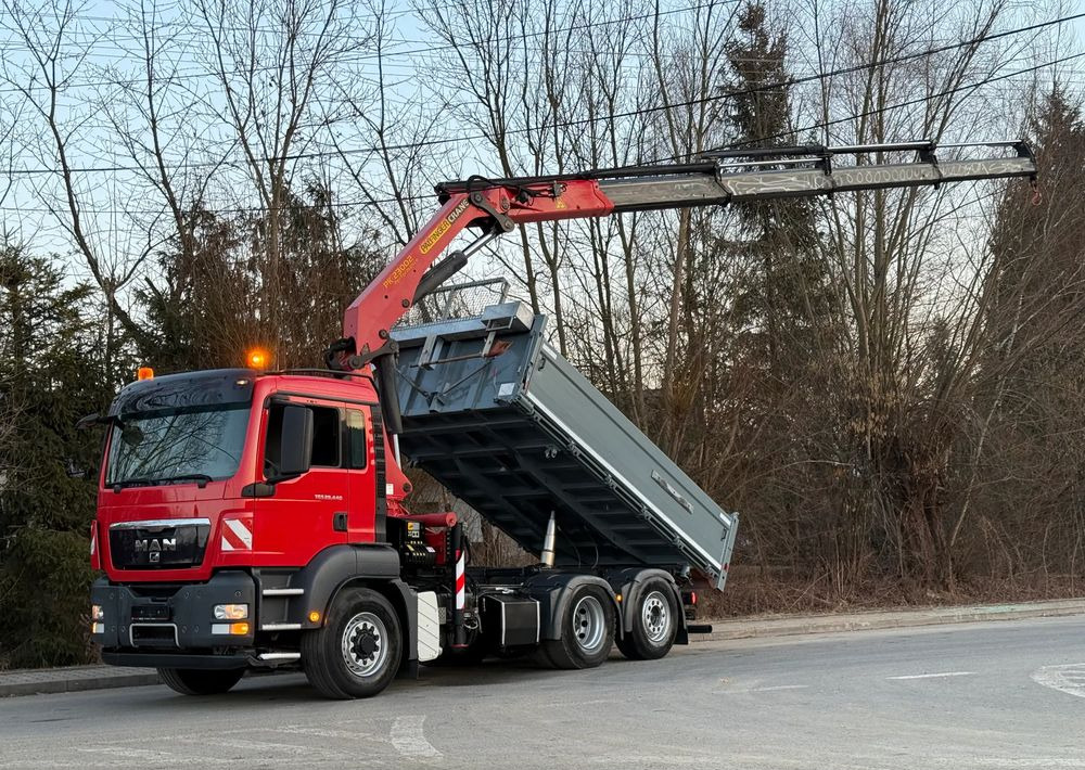 MAN * MAN TGS 28-440 * KIPER WYWROTKA * 4x4 Hydrodrive * HDS Palfinger PK 23000* Sprowadzony* Bardzo Dobry Stan * - Самосвал: фото 1 MAN * MAN TGS 28-440 * KIPER WYWROTKA * 4x4 Hydrodrive * HDS Palfinger PK 23000* Sprowadzony* Bardzo Dobry Stan * - Самосвал: фото 1