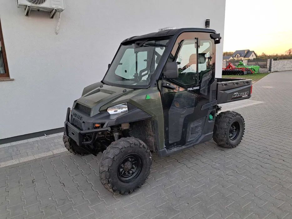 Polaris Ranger 1000 diesel + pług do śniegu ciągnik rolniczy - Квадроцикл: фото 1