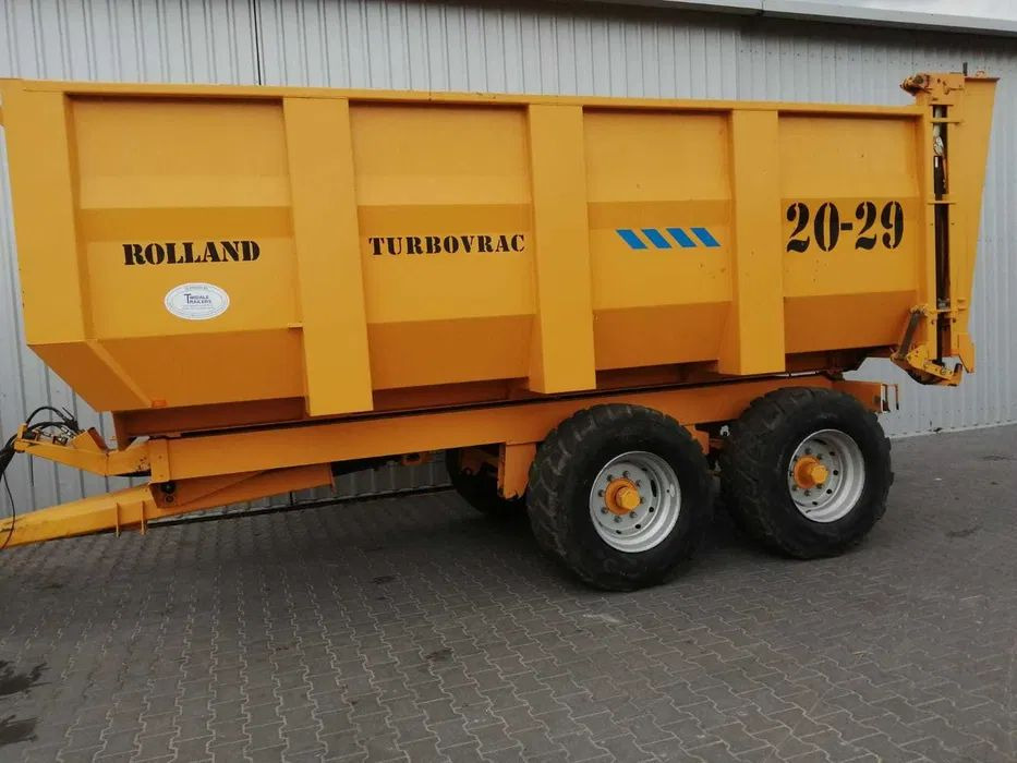 Przyczepa skorupowa 16 ton ROLLAND 20-29 TURBOVRAC - Сельскохозяйственный прицеп: фото 1 Przyczepa skorupowa 16 ton ROLLAND 20-29 TURBOVRAC - Сельскохозяйственный прицеп: фото 1