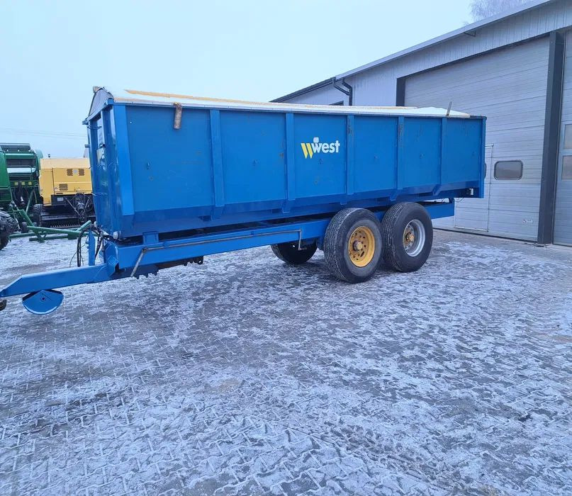 Przyczepa skorupowa WEST 14 ton - Сельскохозяйственный прицеп: фото 1