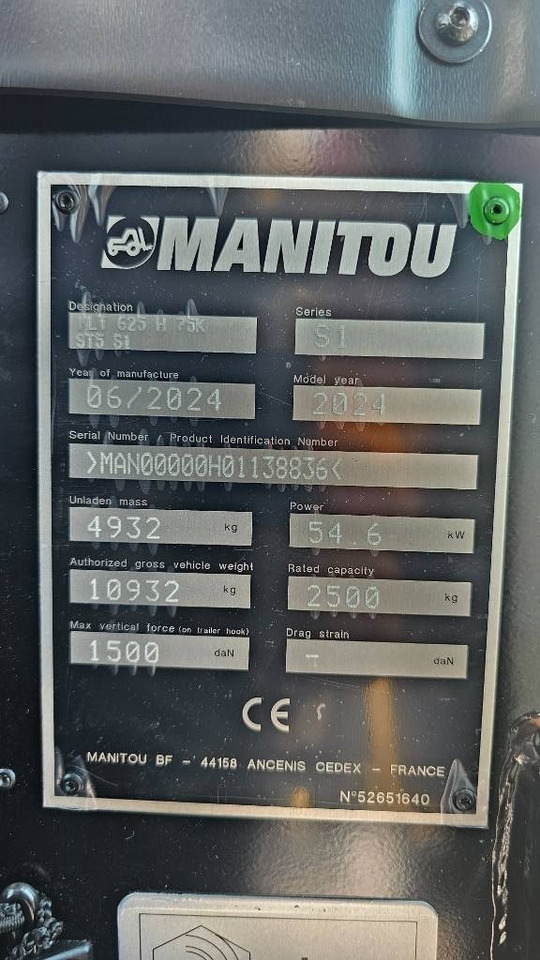 Manitou MLT 625-75 H NEW  в лизинг Manitou MLT 625-75 H NEW: фото 10