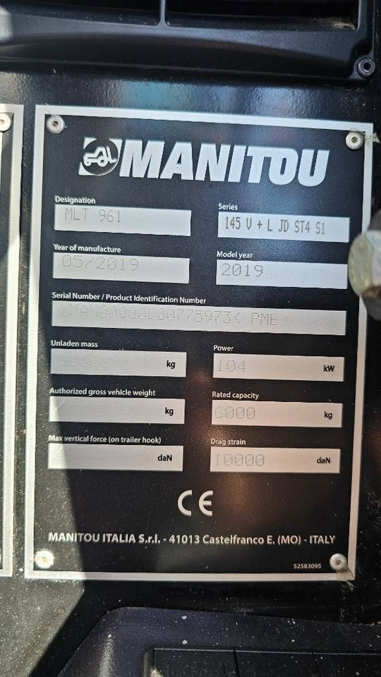 Manitou MLT 961 145 V + L JD ST4 S1  в лизинг Manitou MLT 961 145 V + L JD ST4 S1: фото 17