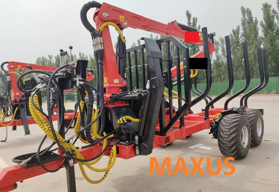 NEW MAXUS 12T Forest Trailer 2T Crane Warranty | НОВА Лісова причепа 12Т з Краном 2Т MAXUS Гарантія - Лесной прицеп: фото 3 NEW MAXUS 12T Forest Trailer 2T Crane Warranty | НОВА Лісова причепа 12Т з Краном 2Т MAXUS Гарантія - Лесной прицеп: фото 3
