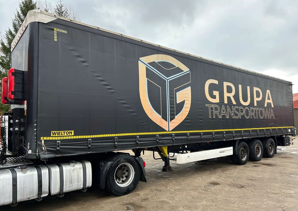 Wielton FIRANKA / OSIE SAF / OŚ PODNOSZONA / 2015 ROK / 6 SZTUK !! - Тентованный полуприцеп: фото 1 Wielton FIRANKA / OSIE SAF / OŚ PODNOSZONA / 2015 ROK / 6 SZTUK !! - Тентованный полуприцеп: фото 1