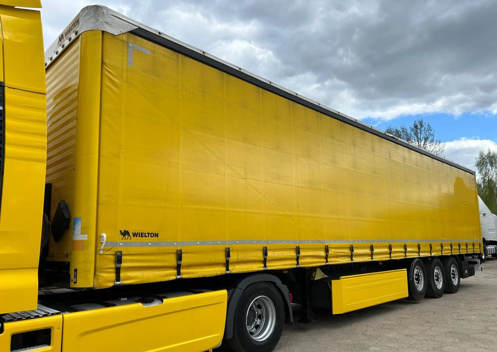 Wielton NS3K FIRANKA / STANDARD / OŚ PODNOSZONA / KOSZ PALETOWY / 2019 ROK !! - Тентованный полуприцеп: фото 1 Wielton NS3K FIRANKA / STANDARD / OŚ PODNOSZONA / KOSZ PALETOWY / 2019 ROK !! - Тентованный полуприцеп: фото 1