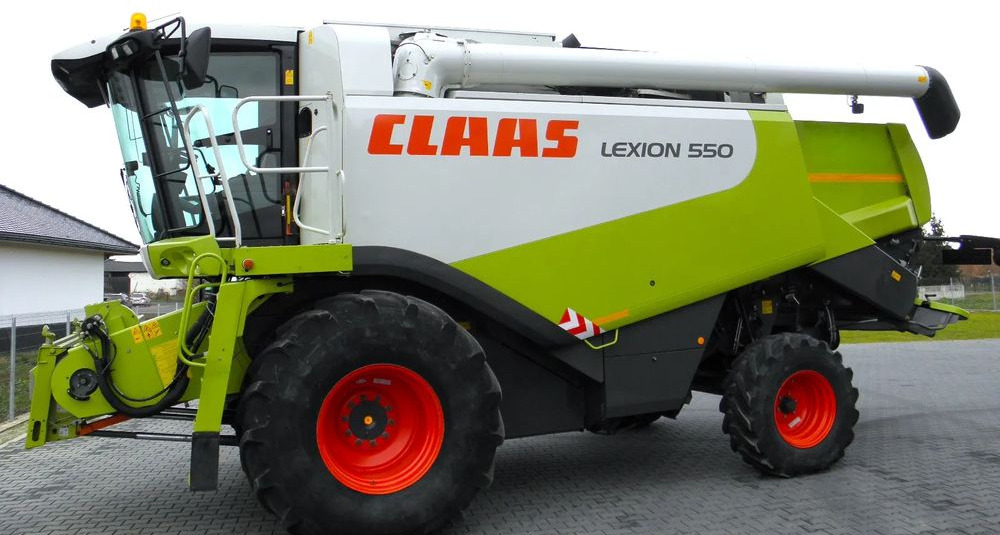Claas Lexion 550 heder 7,5 Vario, Najbogatsza Wersja, Nie Malowany, Stan Bardzo Dobry - Зерноуборочный комбайн: фото 1 Claas Lexion 550 heder 7,5 Vario, Najbogatsza Wersja, Nie Malowany, Stan Bardzo Dobry - Зерноуборочный комбайн: фото 1
