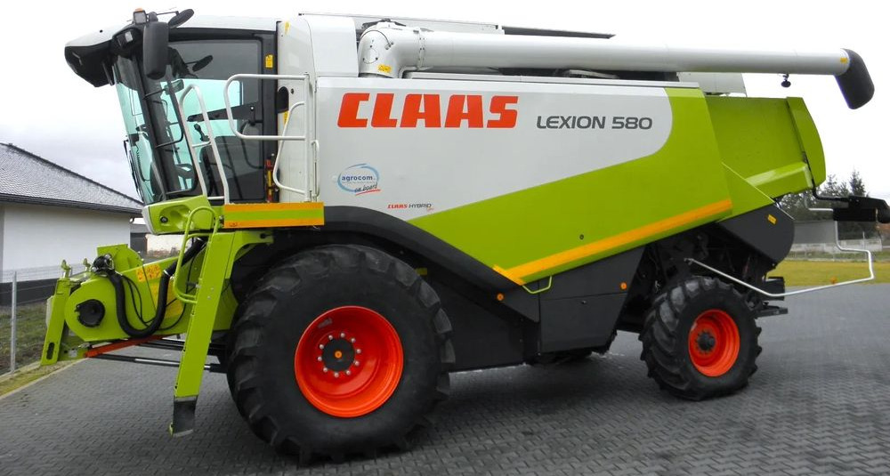 Claas Lexion 580 heder V900, Najbogatsza Wersja, Nie Malowany, Stan Bardzo Dobry - Зерноуборочный комбайн: фото 1 Claas Lexion 580 heder V900, Najbogatsza Wersja, Nie Malowany, Stan Bardzo Dobry - Зерноуборочный комбайн: фото 1