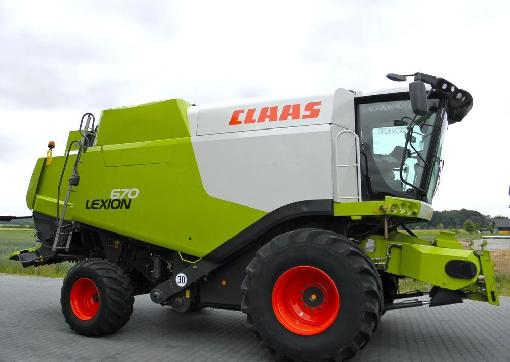 Claas Lexion 670 2014 Rok, Heder 7,5 Vario, Najbogatsza Wersja, Nie Malowany, Stan Idealny - Зерноуборочный комбайн: фото 4 Claas Lexion 670 2014 Rok, Heder 7,5 Vario, Najbogatsza Wersja, Nie Malowany, Stan Idealny - Зерноуборочный комбайн: фото 4