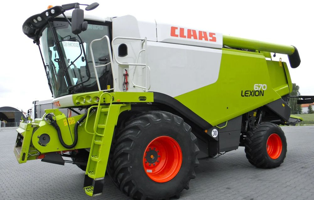 Claas Lexion 670 2014 Rok, Heder 7,5 Vario, Najbogatsza Wersja, Nie Malowany, Stan Idealny - Зерноуборочный комбайн: фото 5 Claas Lexion 670 2014 Rok, Heder 7,5 Vario, Najbogatsza Wersja, Nie Malowany, Stan Idealny - Зерноуборочный комбайн: фото 5