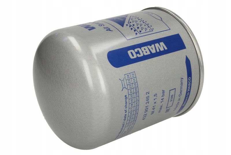 WABCO WKŁAD OSUSZACZA POWIETRZA OSC M41*1,5 WYSOKOŚĆ 165MM PRAWY GWINT DAF XF105 - Гидравлика: фото 1 WABCO WKŁAD OSUSZACZA POWIETRZA OSC M41*1,5 WYSOKOŚĆ 165MM PRAWY GWINT DAF XF105 - Гидравлика: фото 1