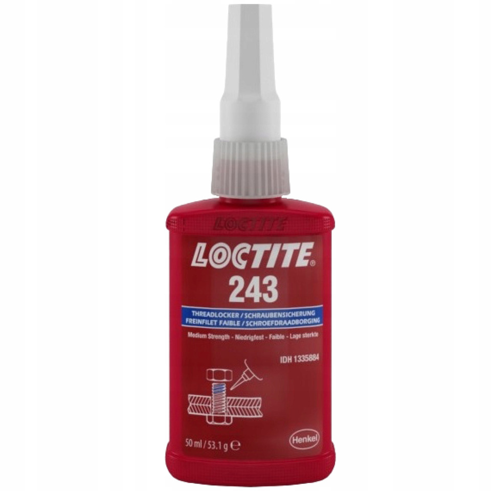 Loctite KLEJ DO GWINTÓW LOCTITE 243 50ML 0068197 - Запчасти: фото 1 Loctite KLEJ DO GWINTÓW LOCTITE 243 50ML 0068197 - Запчасти: фото 1