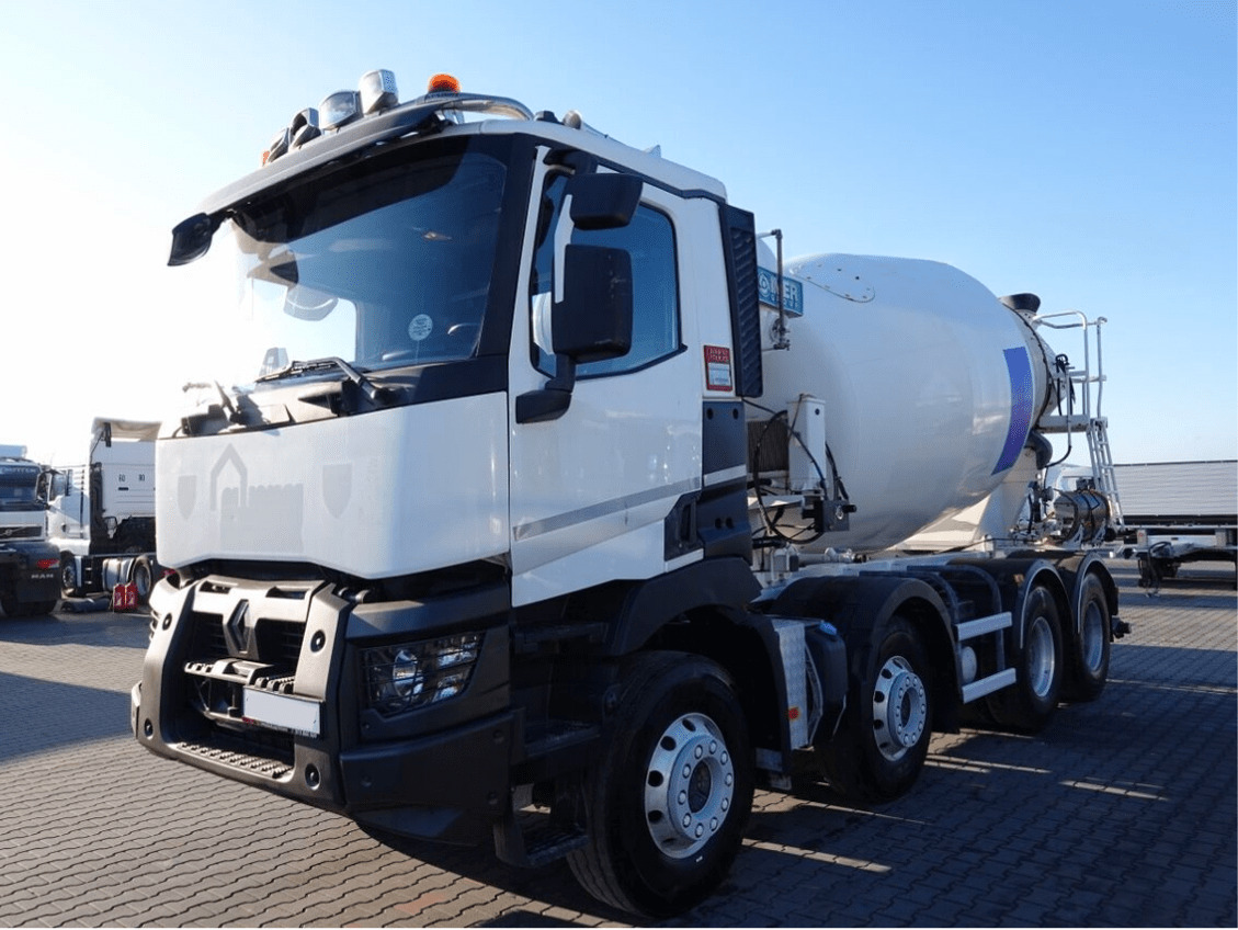 Renault C 430 8×4 Beton Mixer 9m3, TOP !!! - Автобетоносмеситель: фото 1 Renault C 430 8×4 Beton Mixer 9m3, TOP !!! - Автобетоносмеситель: фото 1
