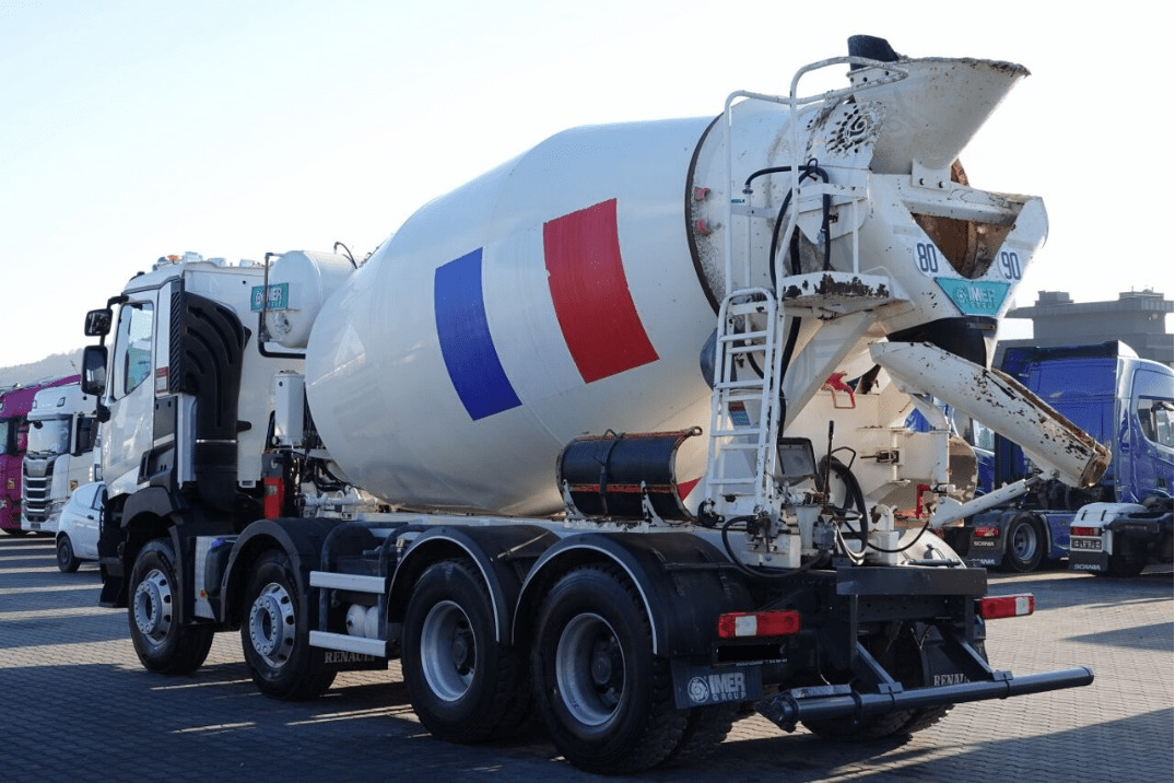 Renault C 430 8×4 Beton Mixer 9m3, TOP !!! - Автобетоносмеситель: фото 2 Renault C 430 8×4 Beton Mixer 9m3, TOP !!! - Автобетоносмеситель: фото 2