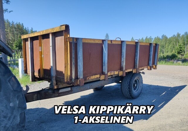 Velsa Kippikärry - 1-akselinen - KATSO VIDEO - Сельскохозяйственный прицеп-самосвал: фото 1 Velsa Kippikärry - 1-akselinen - KATSO VIDEO - Сельскохозяйственный прицеп-самосвал: фото 1
