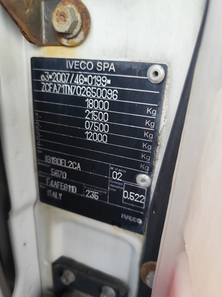 Грузовик-шасси IVECO EUROCARGO 180-320: фото 8