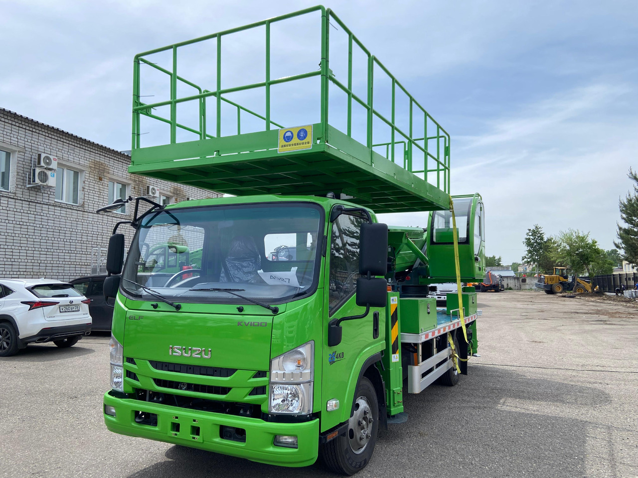 Новый Грузовик с подъемником ISUZU автовышка 21 м с платформой 4х2 м г/п 1 т: фото 7