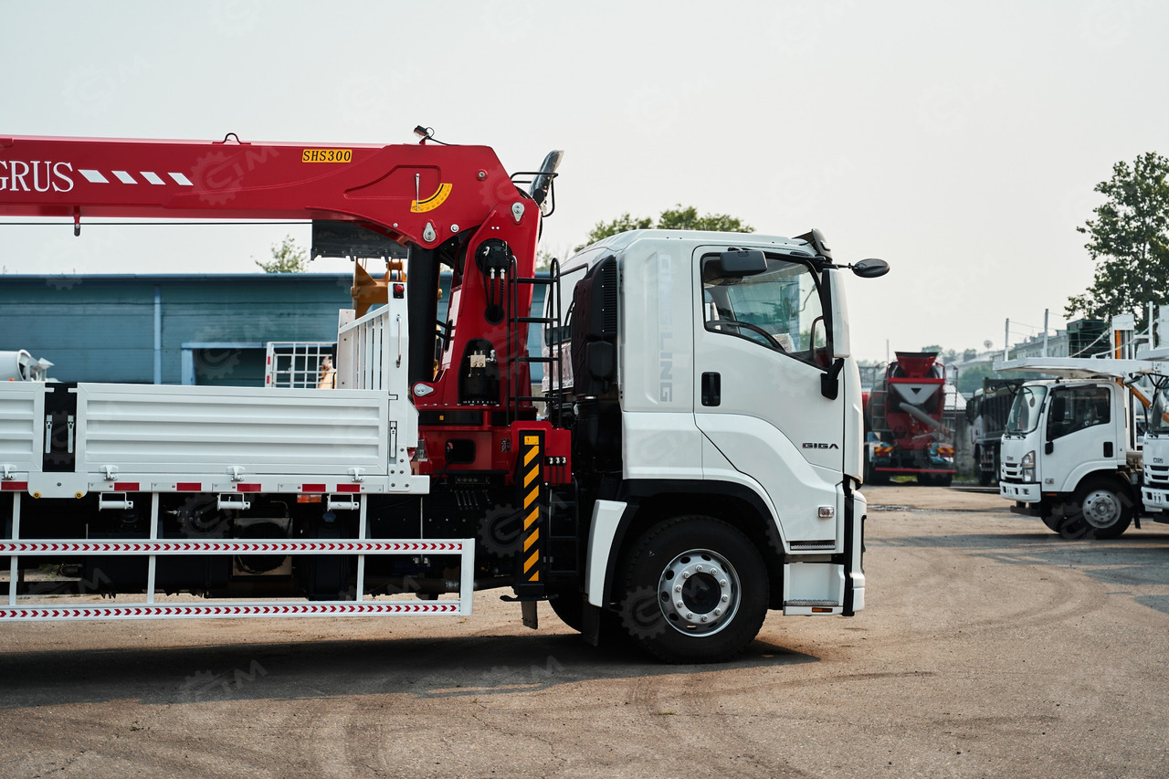 Новый Грузовик бортовой/ Платформа, Автоманипулятор ISUZU c КМУ SHS3005 г/п 12 т: фото 17