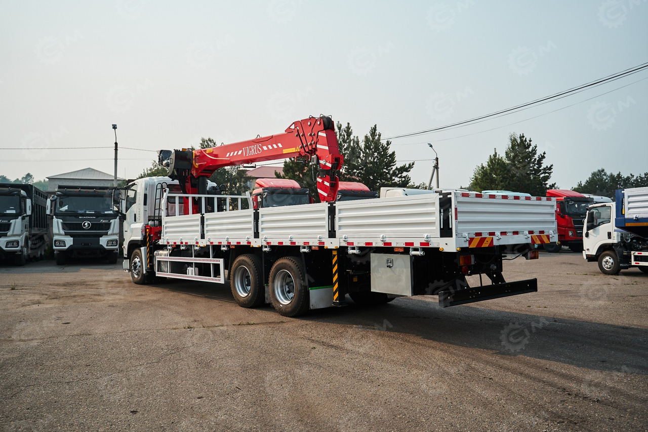 Новый Грузовик бортовой/ Платформа, Автоманипулятор ISUZU c КМУ SHS3005 г/п 12 т: фото 13