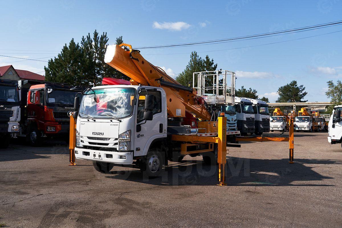 Isuzu Elf - Грузовик с подъемником: фото 3 Isuzu Elf - Грузовик с подъемником: фото 3