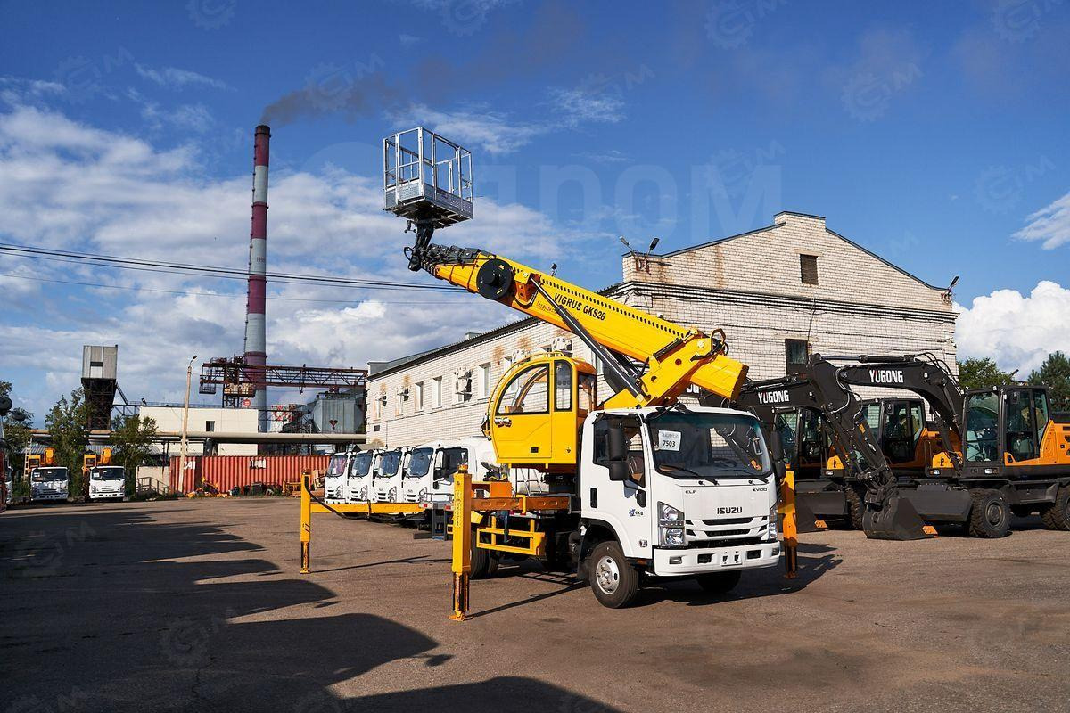 Новый Грузовик с подъемником Isuzu Elf: фото 24