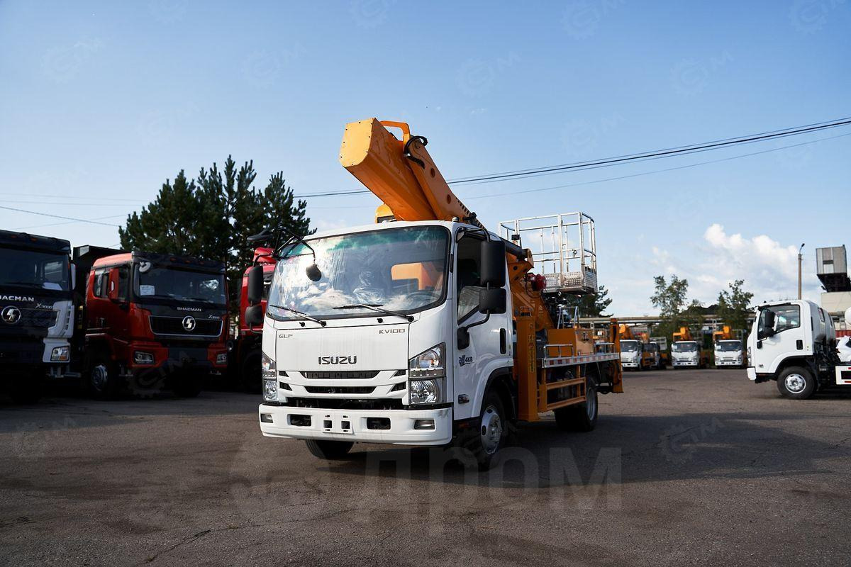 Новый Грузовик с подъемником Isuzu Elf: фото 30