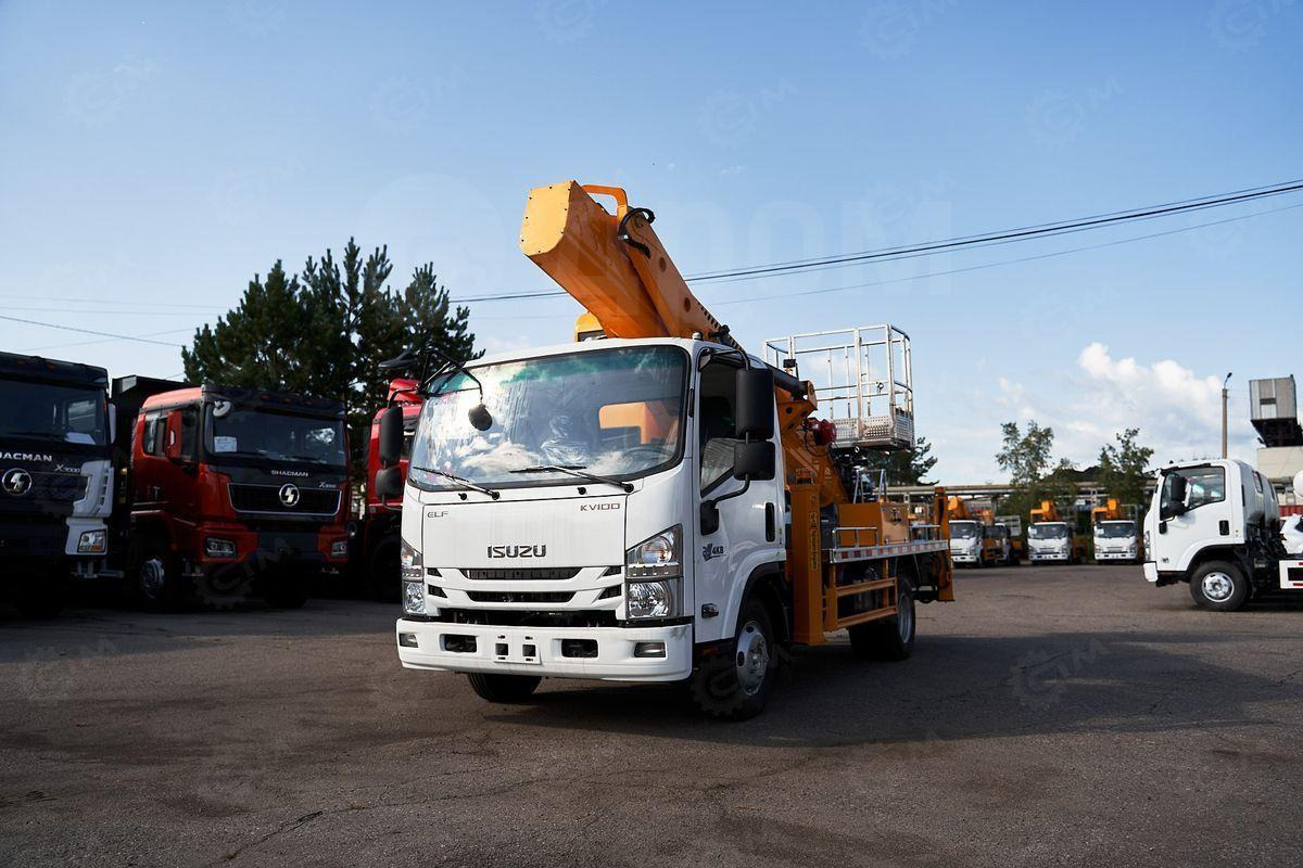 Новый Грузовик с подъемником Isuzu Elf: фото 10