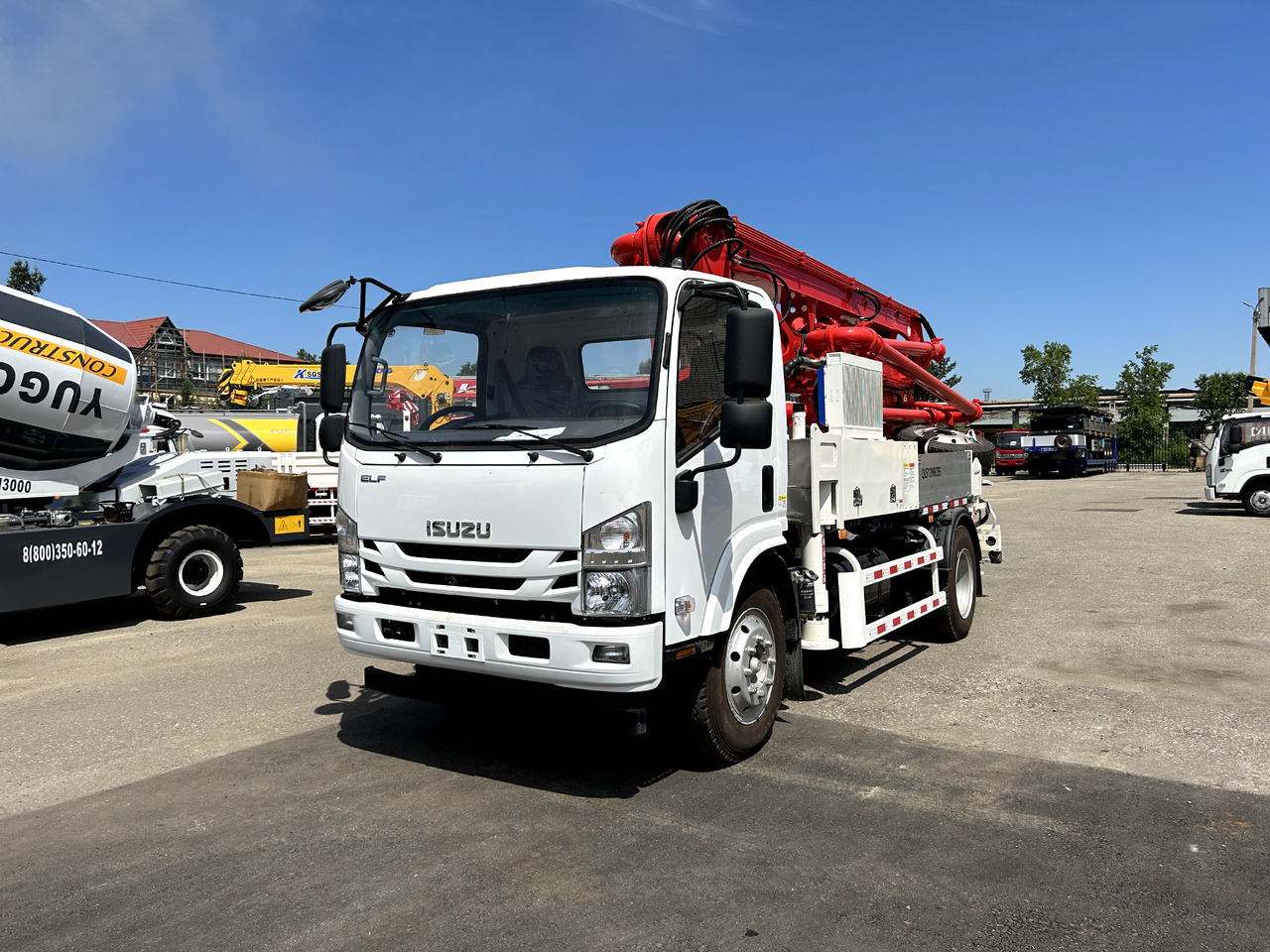 JIUHE 20 м на шасси ISUZU - Автобетононасос: фото 4 JIUHE 20 м на шасси ISUZU - Автобетононасос: фото 4