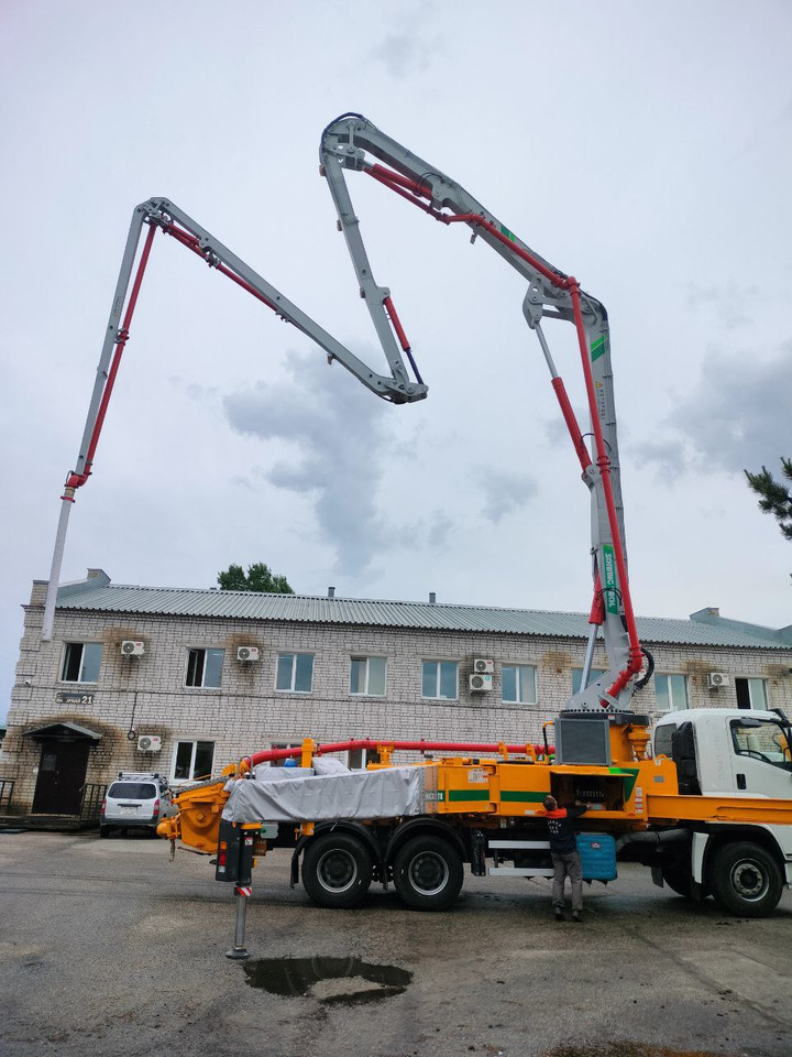 Новый Автобетононасос XCMG HB37V высота 37 м на шасси ISUZU: фото 28