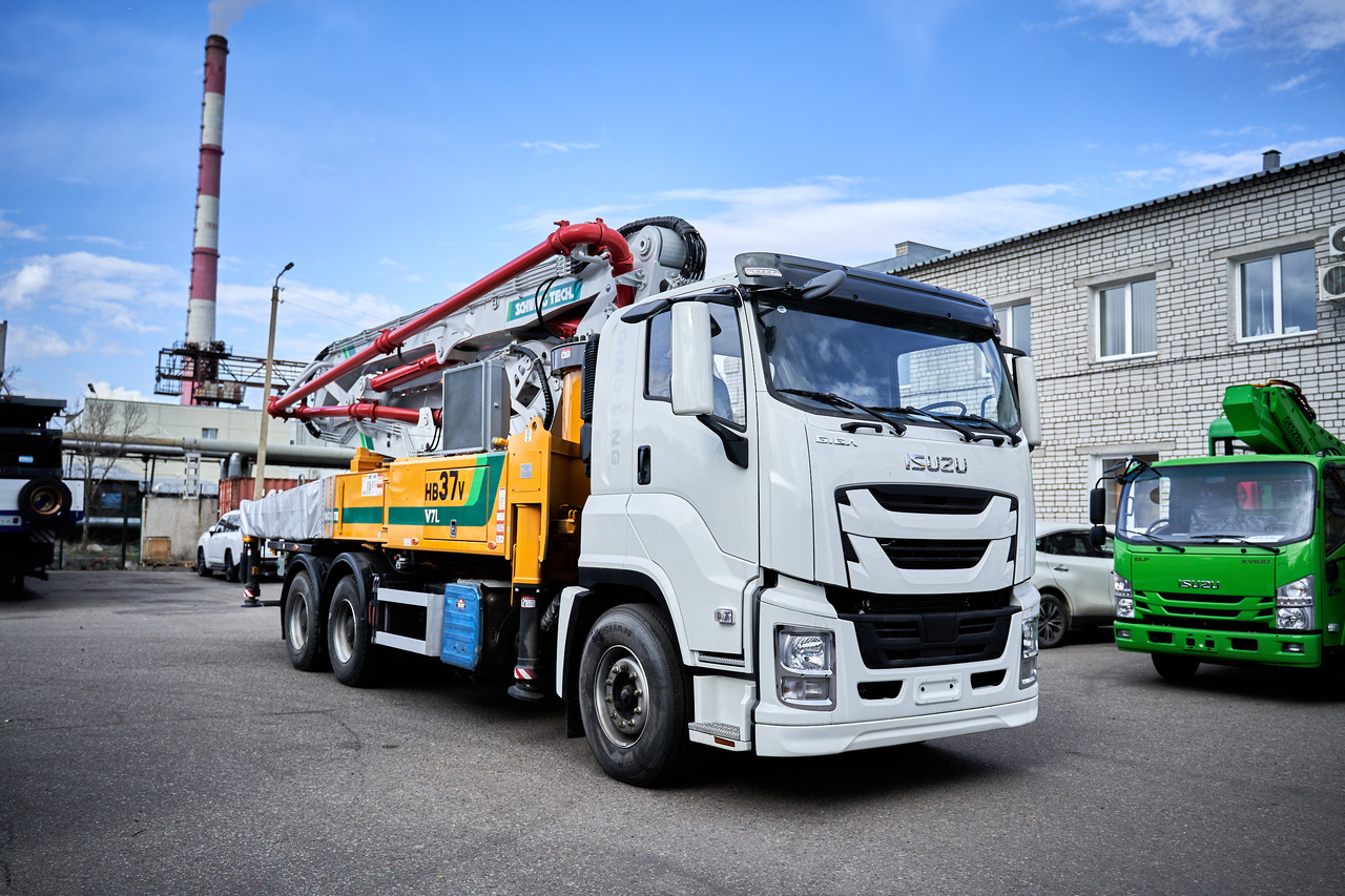 XCMG HB37V высота 37 м на шасси ISUZU - Автобетононасос: фото 2 XCMG HB37V высота 37 м на шасси ISUZU - Автобетононасос: фото 2