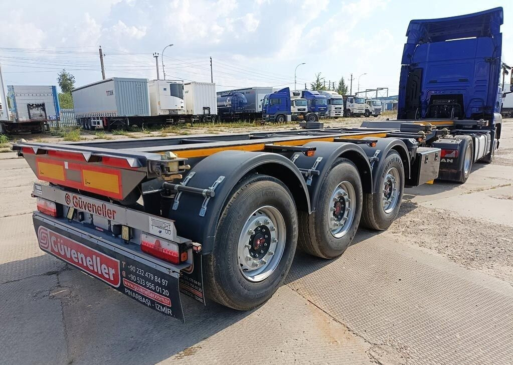 Новый Полуприцеп-контейнеровоз/ Сменный кузов Guveneller HKT: фото 7