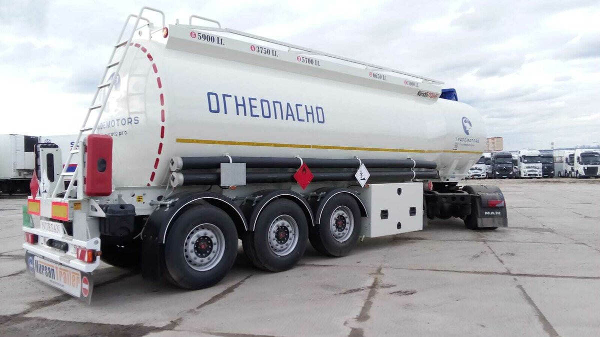 Новый Полуприцеп-цистерна NURSAN 3ANRSM (бензовоз): фото 7