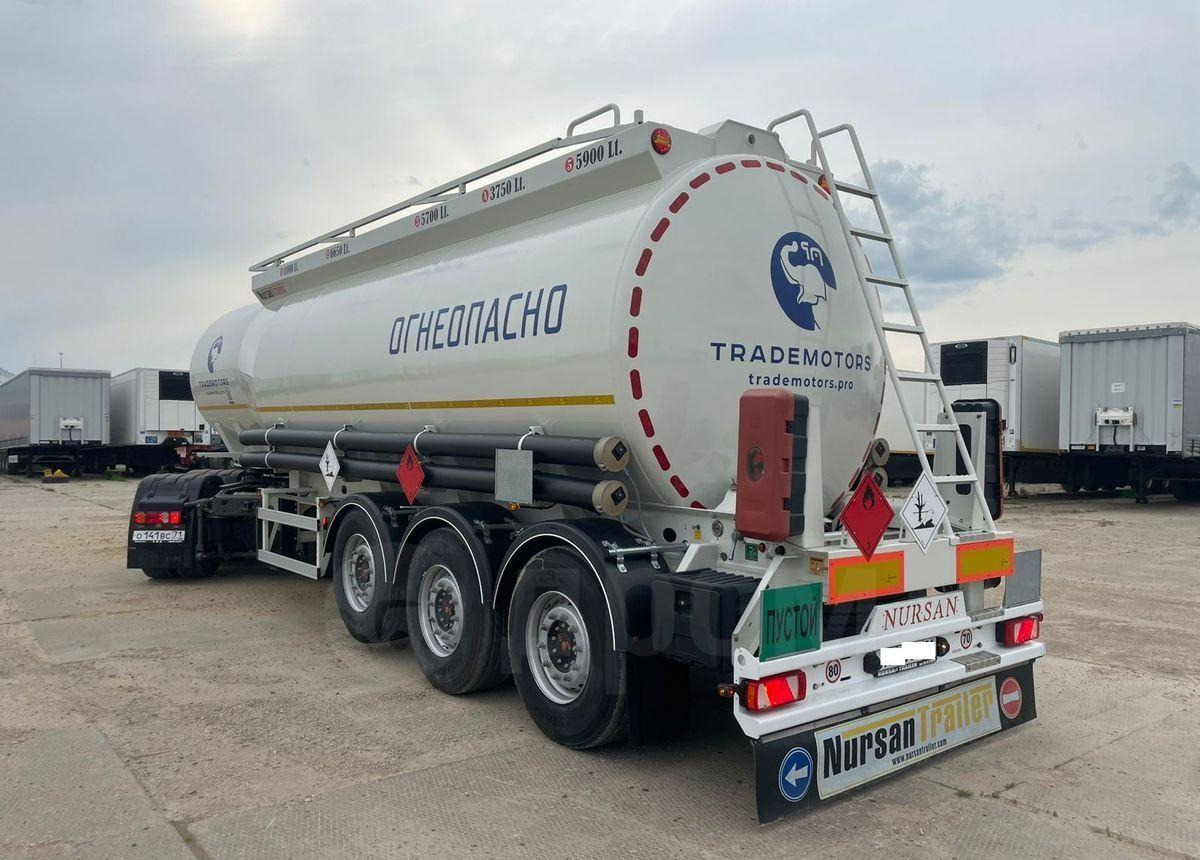 Новый Полуприцеп-цистерна Для транспортировки топлива Nursan 3ANRS: фото 7