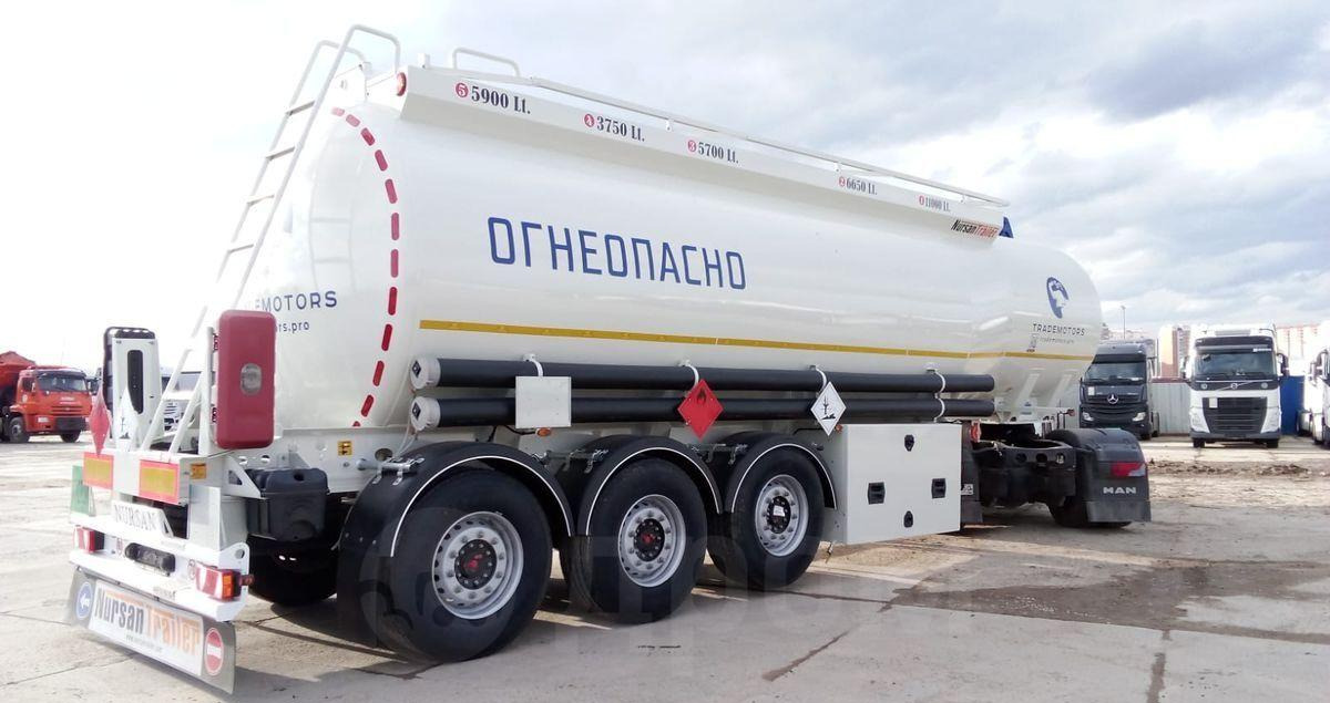 Новый Полуприцеп-цистерна Для транспортировки топлива Nursan 3ANRS2: фото 7
