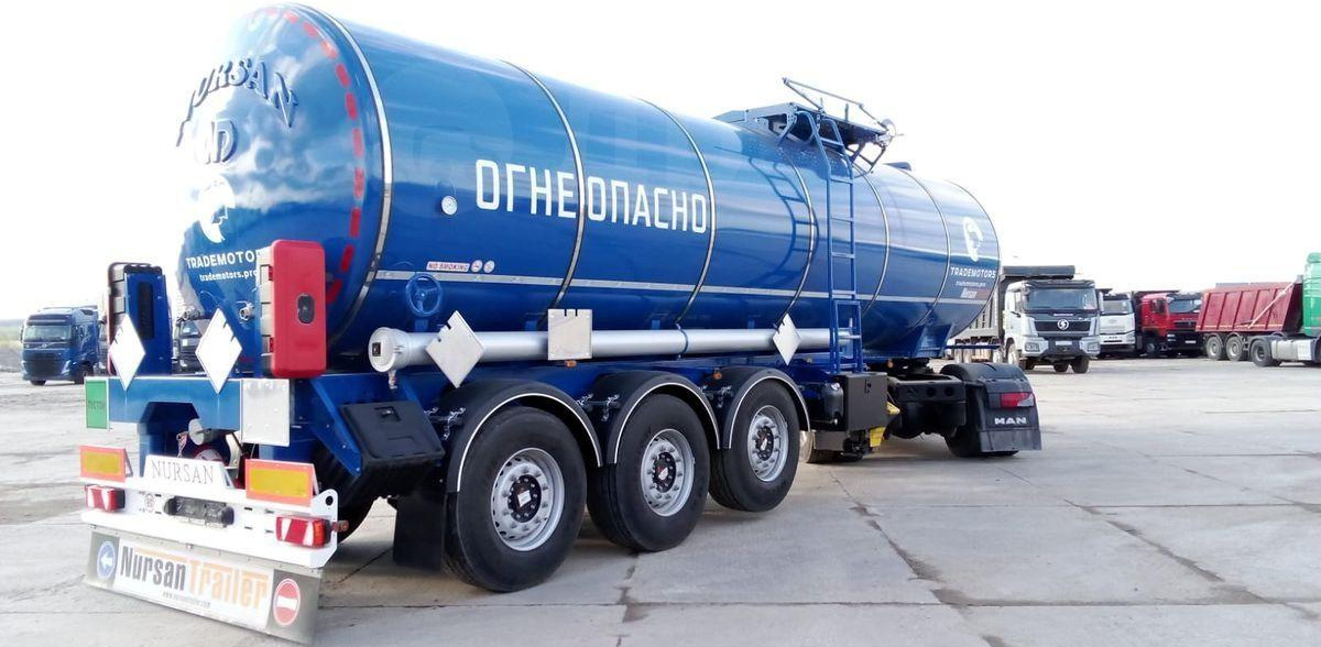 Новый Полуприцеп-цистерна Для транспортировки битума Nursan 3ANRS2: фото 6