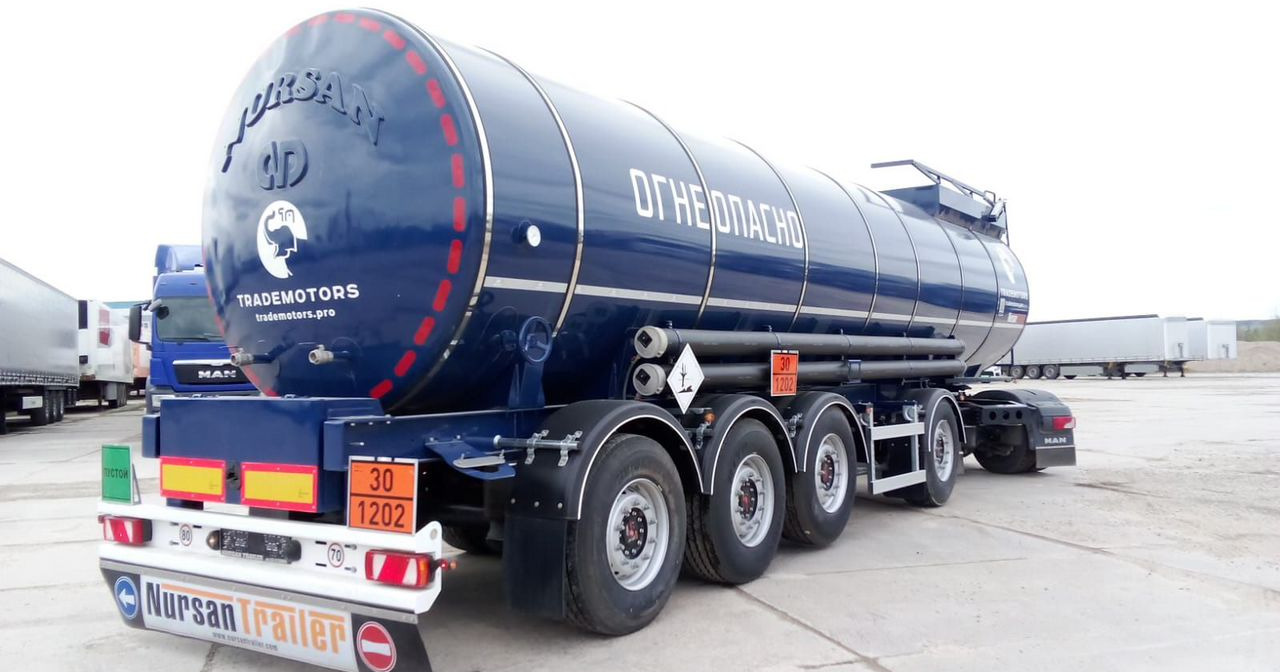 Новый Полуприцеп-цистерна Для транспортировки битума Nursan 3ANRSM: фото 6