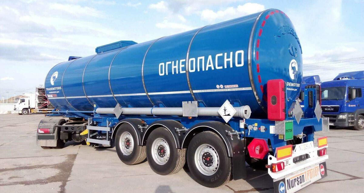 Новый Полуприцеп-цистерна Для транспортировки битума Nursan 3ANRSM: фото 7