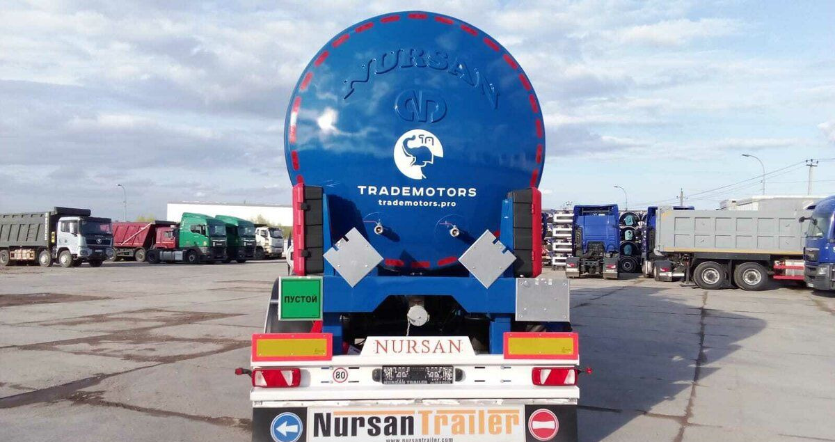 Новый Полуприцеп-цистерна Для транспортировки битума Nursan 3ANRSM: фото 8