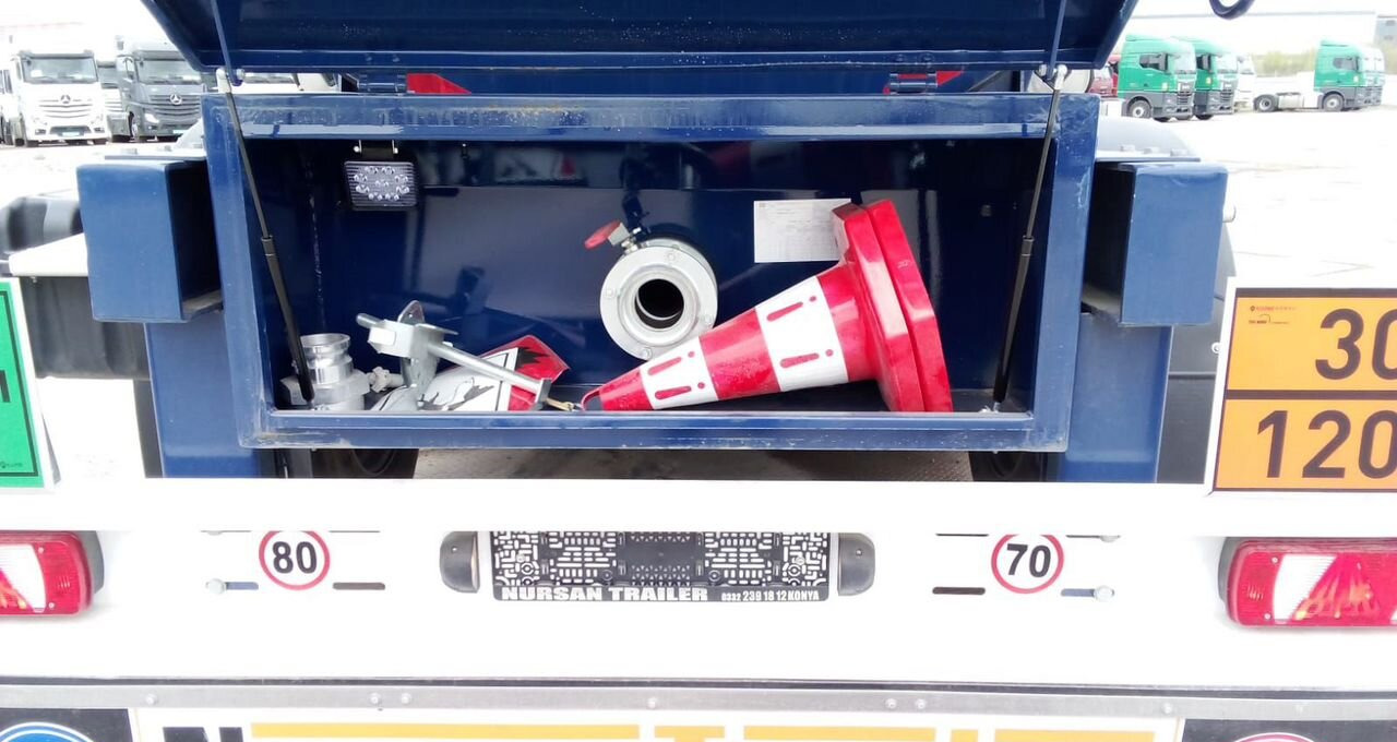 Новый Полуприцеп-цистерна Для транспортировки битума Nursan 3ANRSM: фото 9