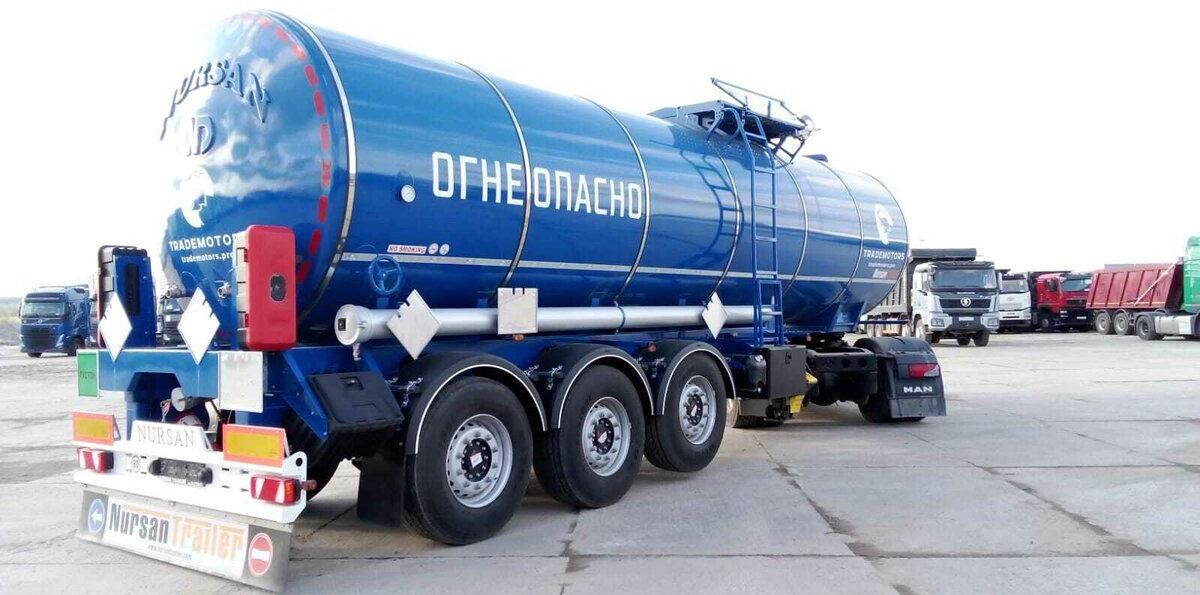Новый Полуприцеп-цистерна Для транспортировки битума Nursan 3ANRSM: фото 6
