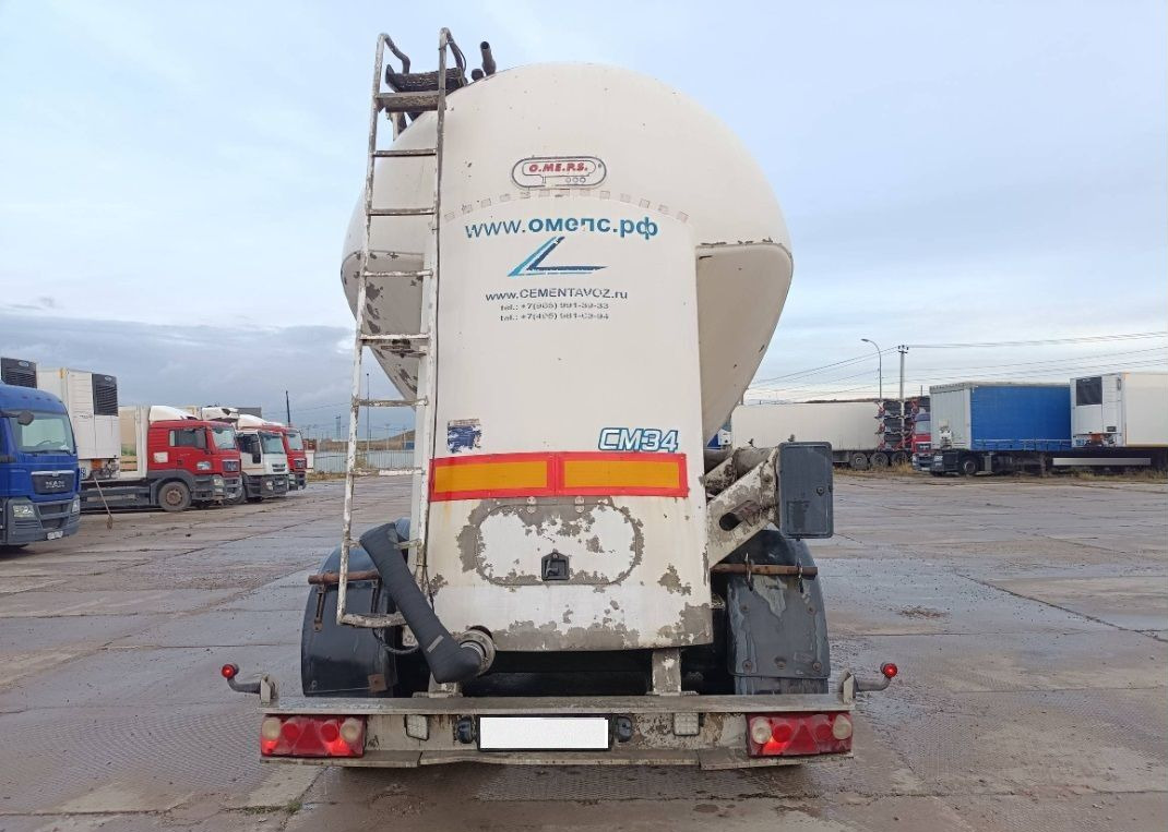 Полуприцеп цистерна для сыпучих грузов OMEPS CM 34: фото 6