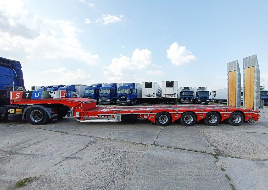 STU STUL429 низкорамный раздвижной - Низкорамный полуприцеп: фото 4 STU STUL429 низкорамный раздвижной - Низкорамный полуприцеп: фото 4