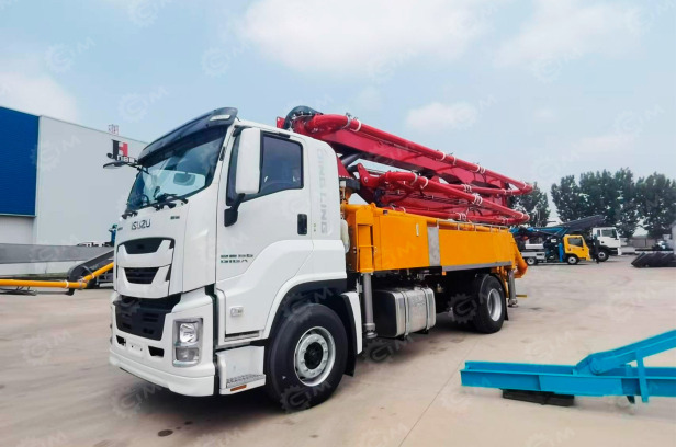 Автобетононасос JIUHE на шасси ISUZU 4х2 дв 164kw 25 метров - Автобетононасос: фото 1 Автобетононасос JIUHE на шасси ISUZU 4х2 дв 164kw 25 метров - Автобетононасос: фото 1
