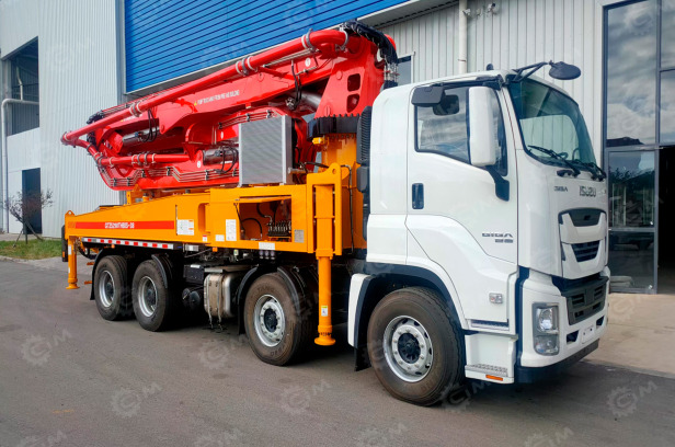 Автобетононасос JIUHE на шасси ISUZU 8х4 дв 382kw высота 63м - Автобетононасос: фото 1 Автобетононасос JIUHE на шасси ISUZU 8х4 дв 382kw высота 63м - Автобетононасос: фото 1