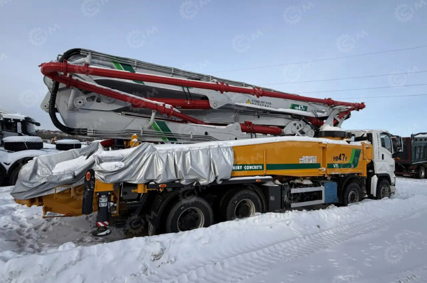Автобетононасос Автобетононасос XCMG HB47V на шасси ISUZU 8x4 дв 338kw 47 метров: фото 9
