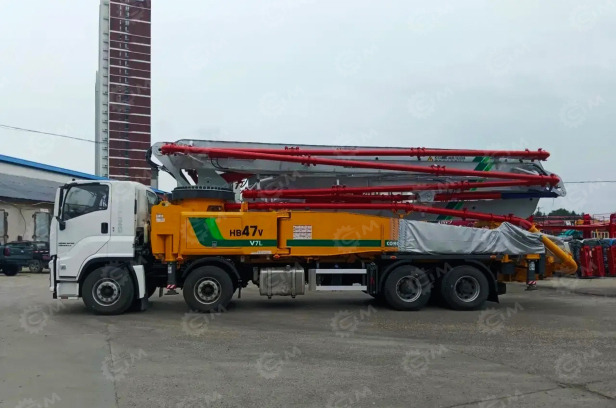 Автобетононасос Автобетононасос XCMG HB47V на шасси ISUZU 8x4 дв 338kw 47 метров: фото 8
