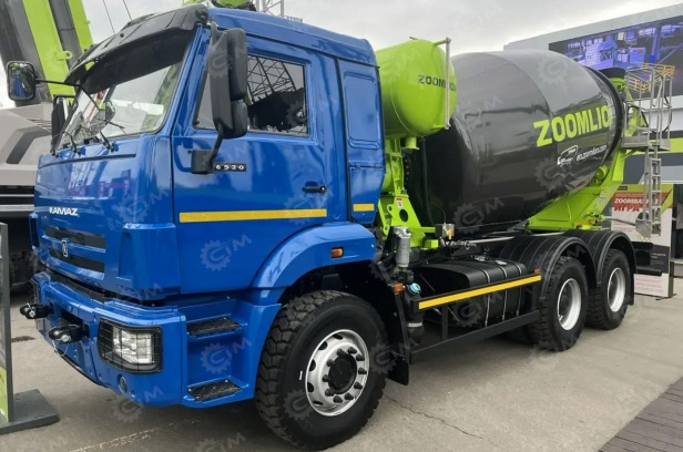 Автобетоносмеситель ZOOMLION 9JBQ на шасси KAMAZ дв 287Kw, бочка 9м3 - Автобетоносмеситель: фото 3 Автобетоносмеситель ZOOMLION 9JBQ на шасси KAMAZ дв 287Kw, бочка 9м3 - Автобетоносмеситель: фото 3