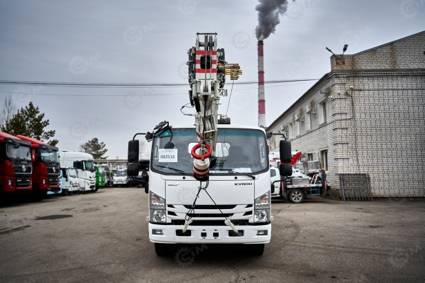 Новый Автокран Автокран на шасси ISUZU 4x4 дв 94kw крановая установка VIGRUS VGS8 гп 8т., 5 секций, стрела 26м: фото 21