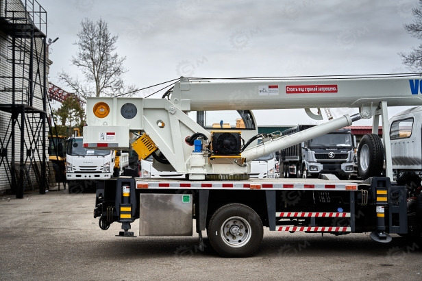 Новый Автокран Автокран на шасси ISUZU 4x4 дв 94kw крановая установка VIGRUS VGS8 гп 8т., 5 секций, стрела 26м: фото 28
